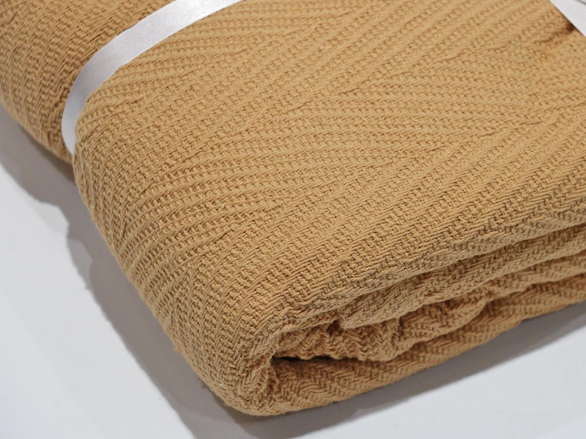 herringbone design blanket toast