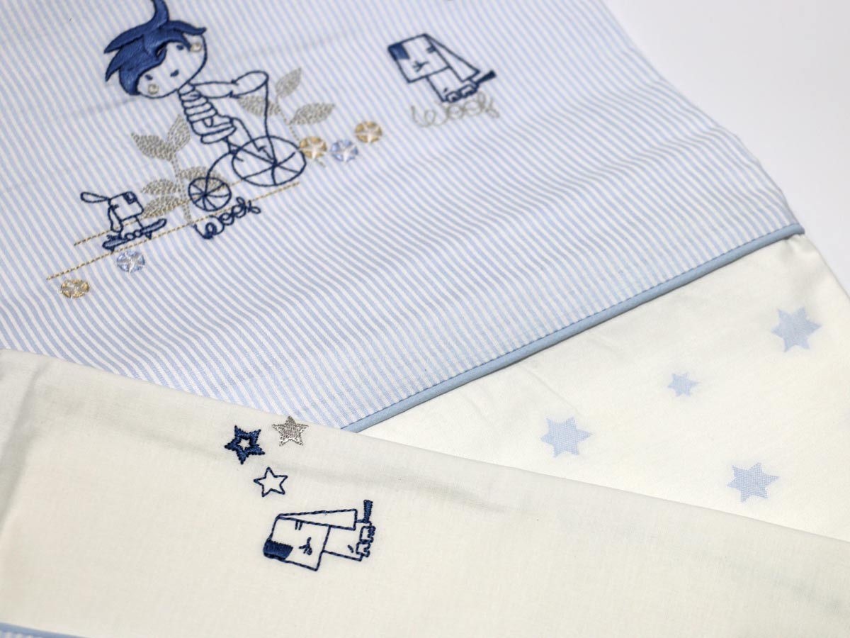 pique baby embroidery set good boy