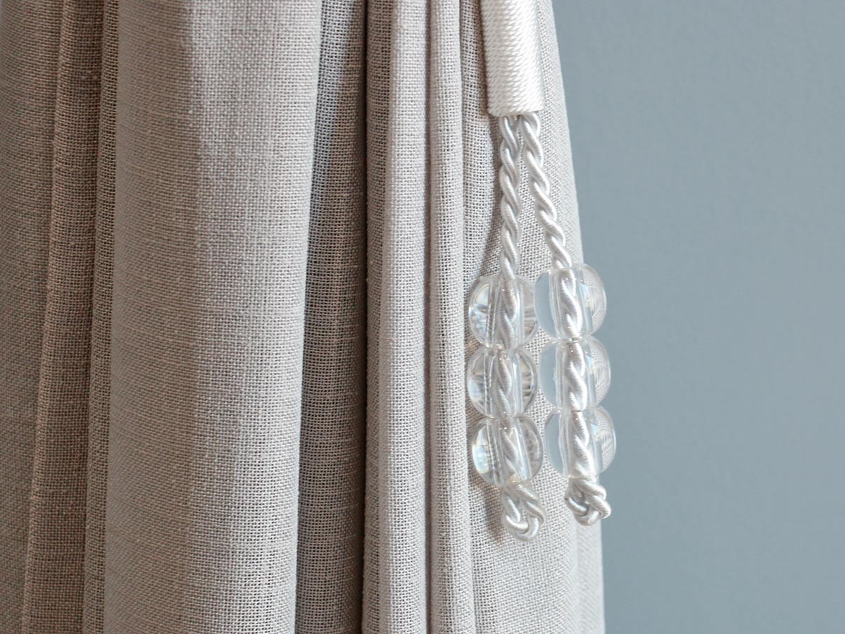 tansparent balls curtain accessories