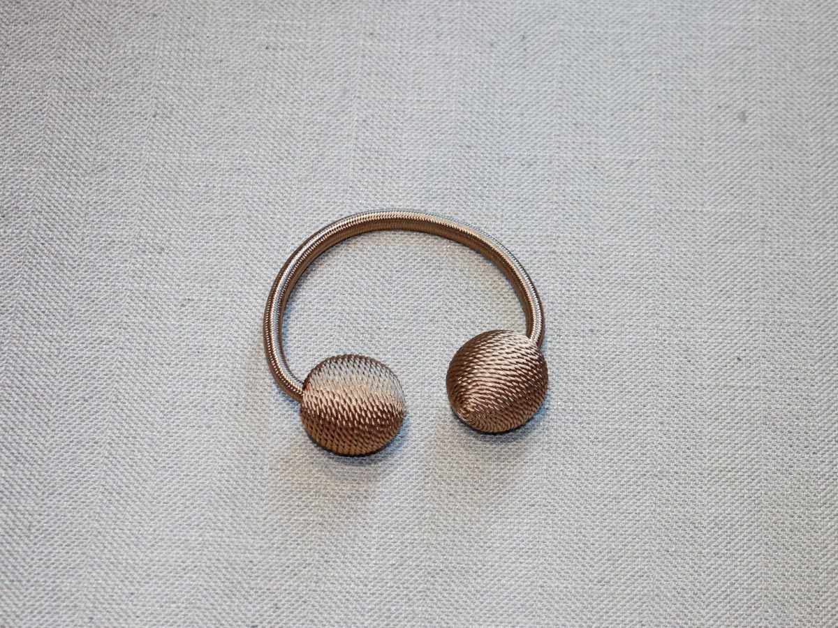 curtain holdback hook satin gold