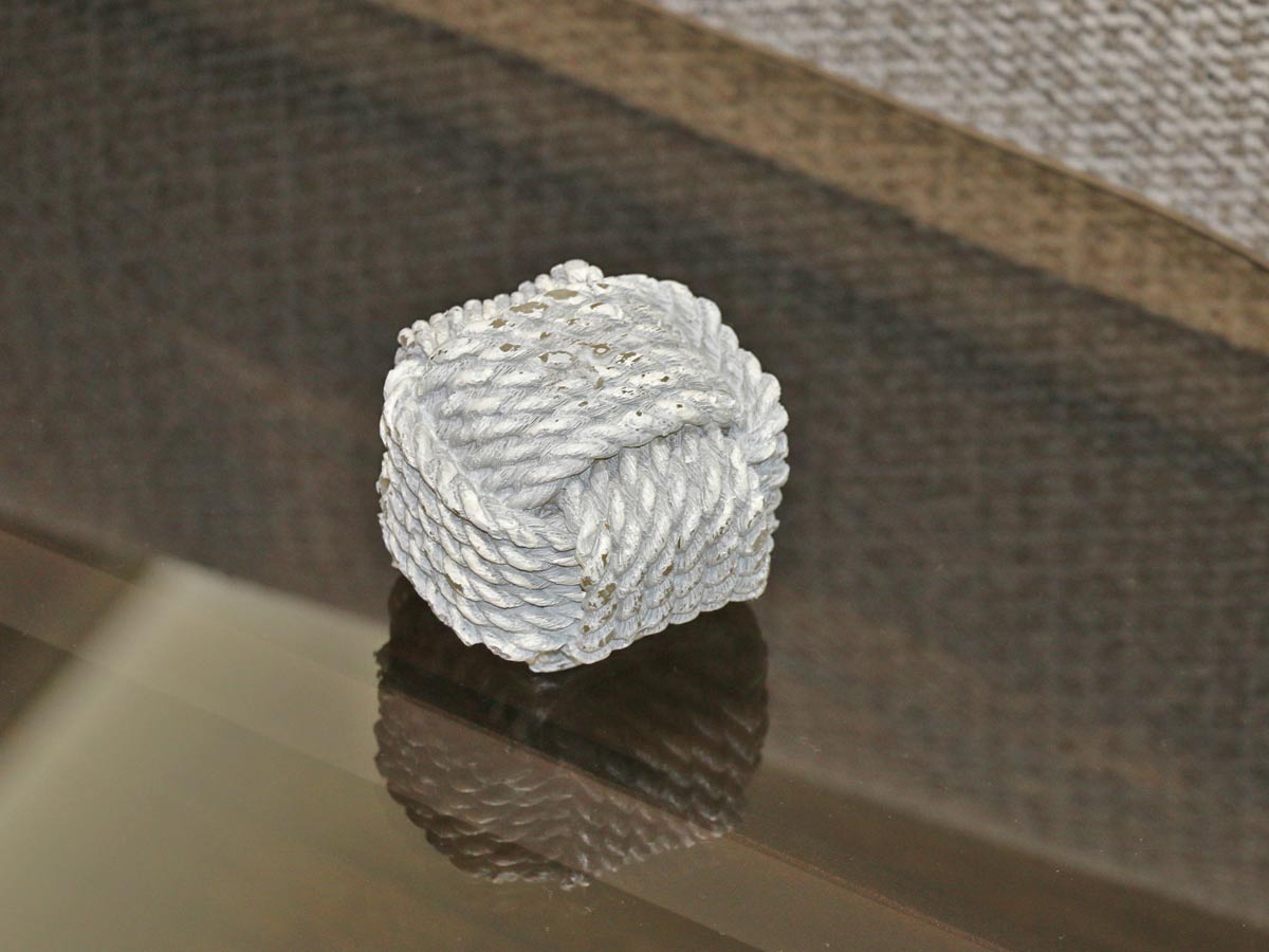 wired candle in grey