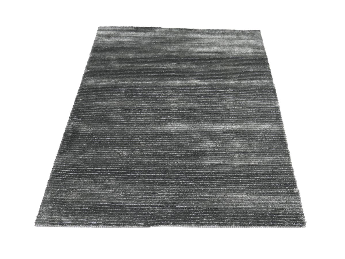 thick loop rug in dark grey 160x230 cm