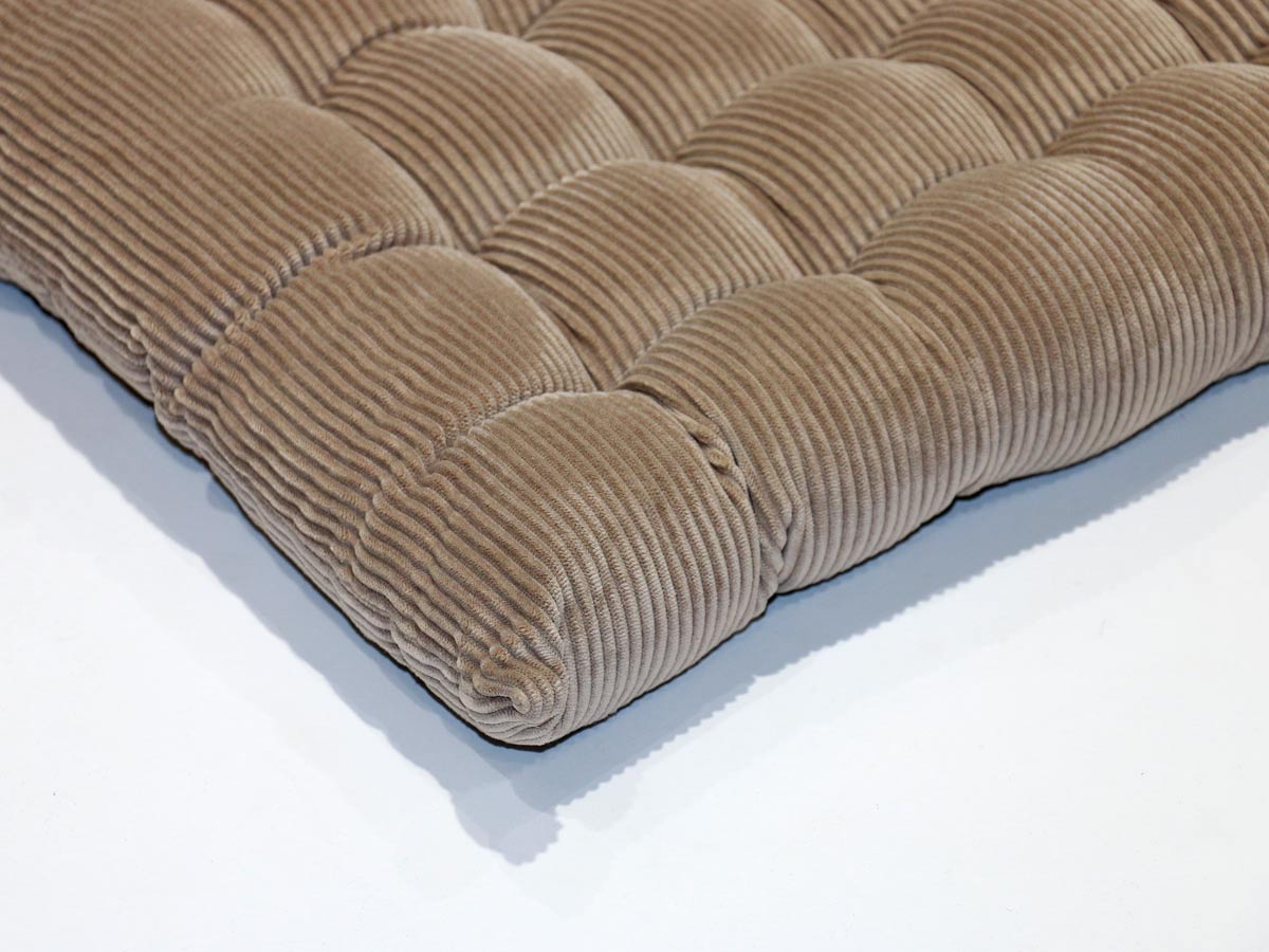 beige cordroy chair pad 40x40 cm