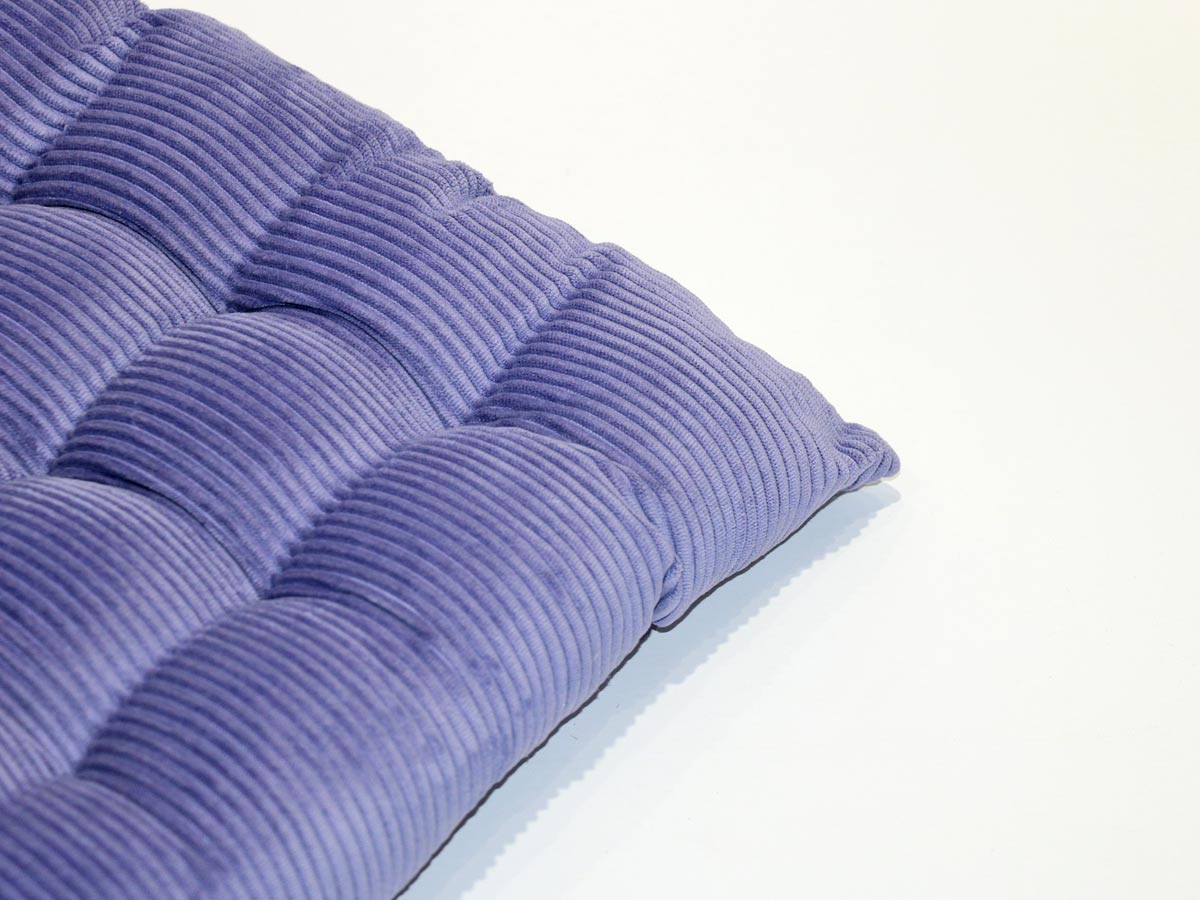 purple cordroy chair pad 40x40 cm