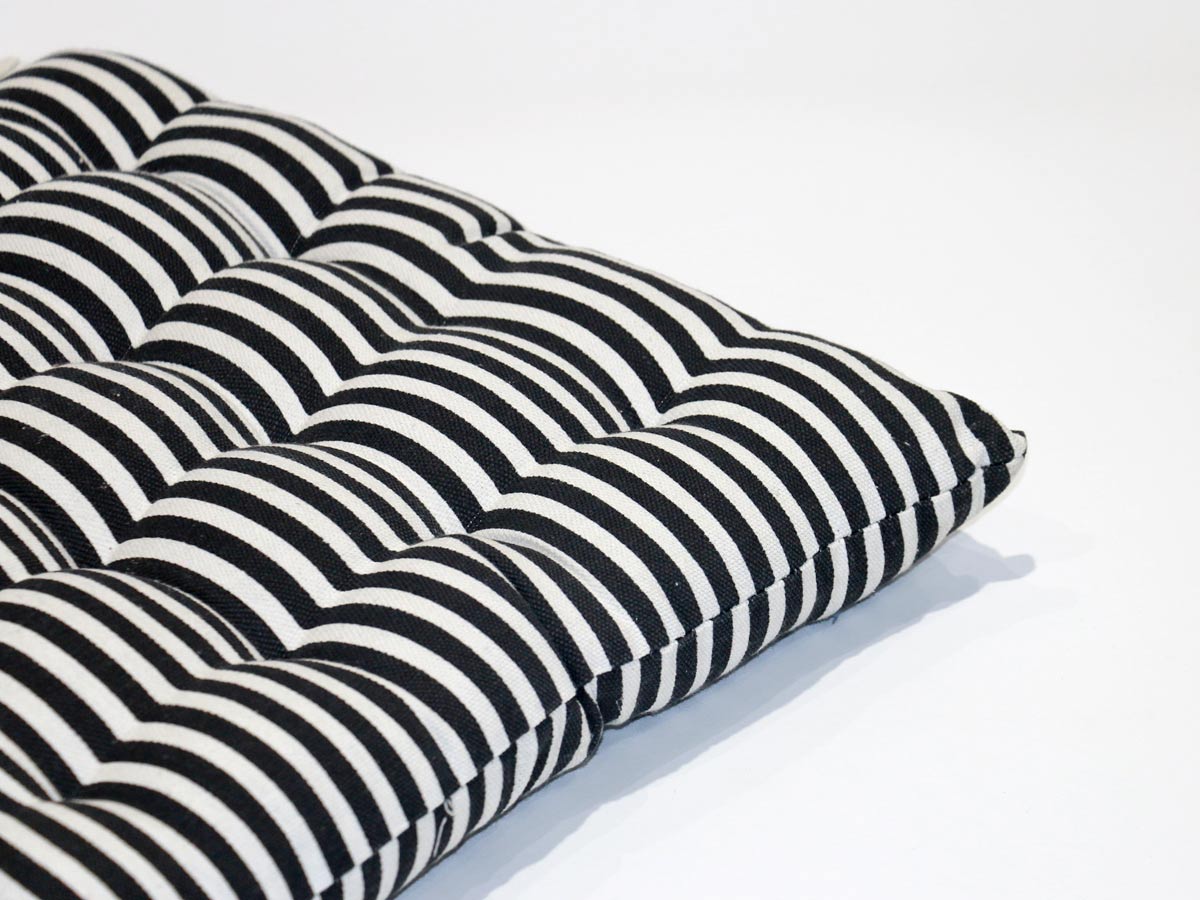 striped chair pad 40x40 cm