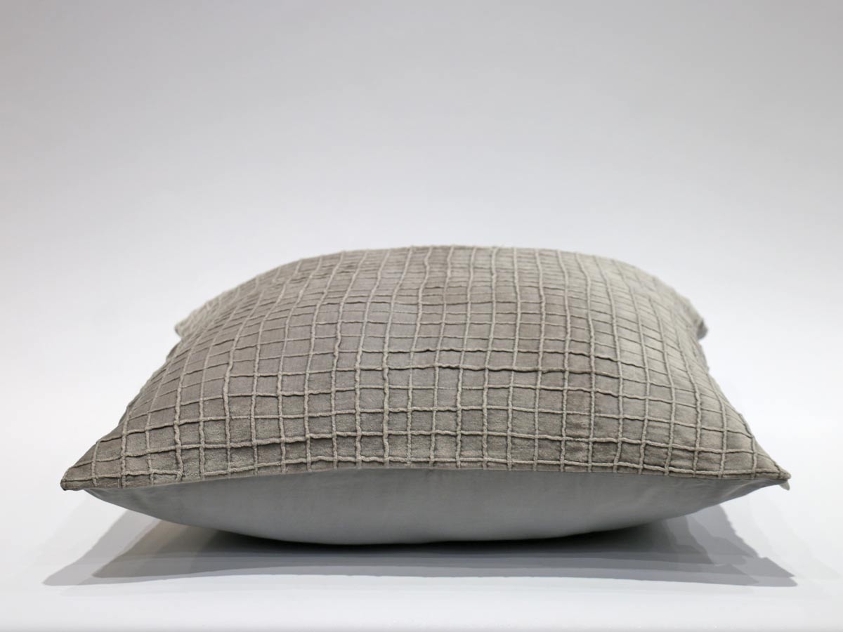 grey cushion cover velvet 60x60 cm