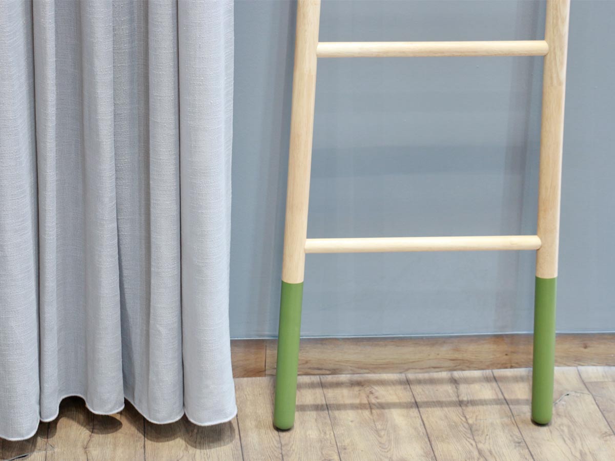 mycroft ladder hanger oak and green