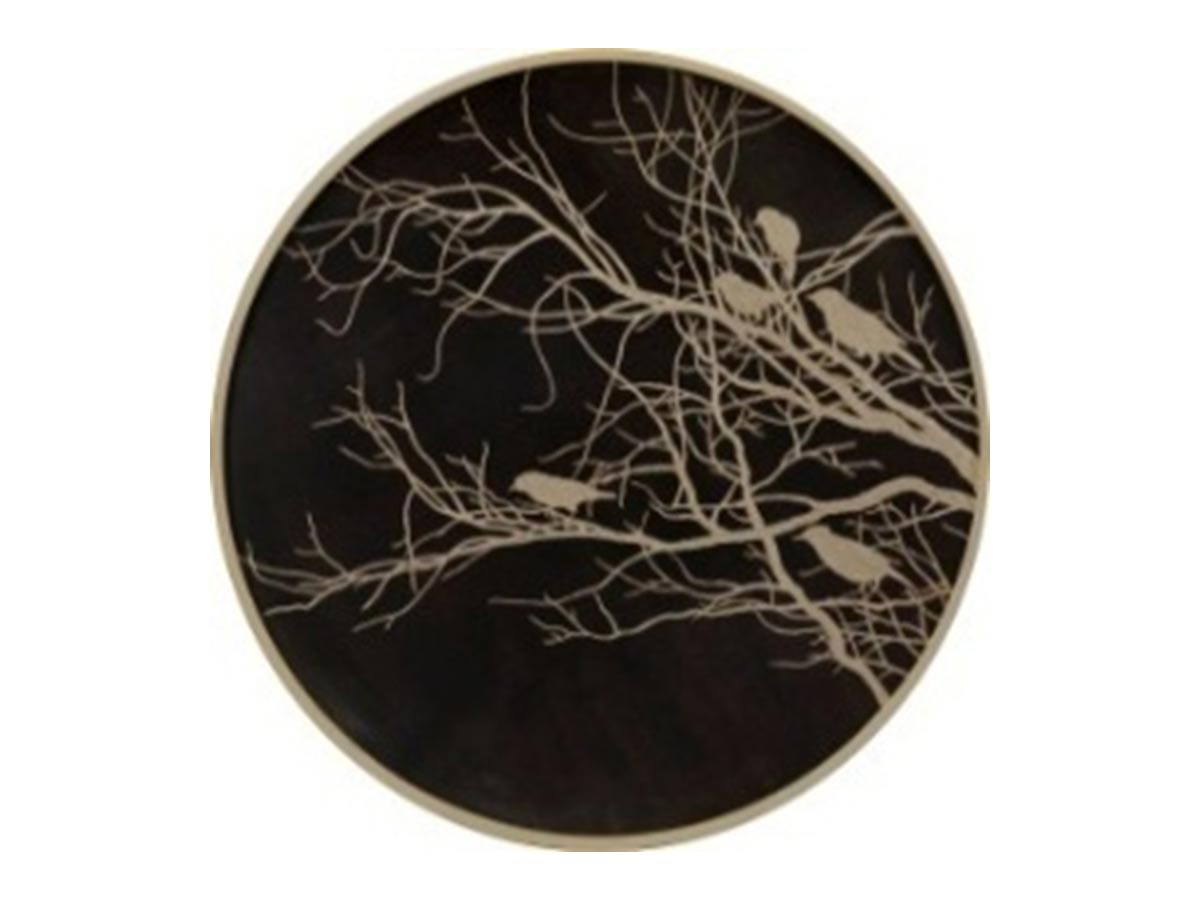 round handcraving black 100cm