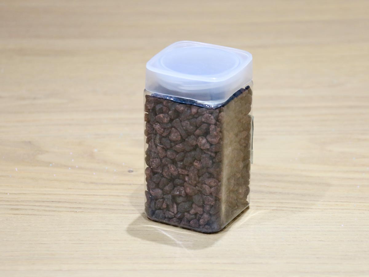 brown pebbles 650g/jar