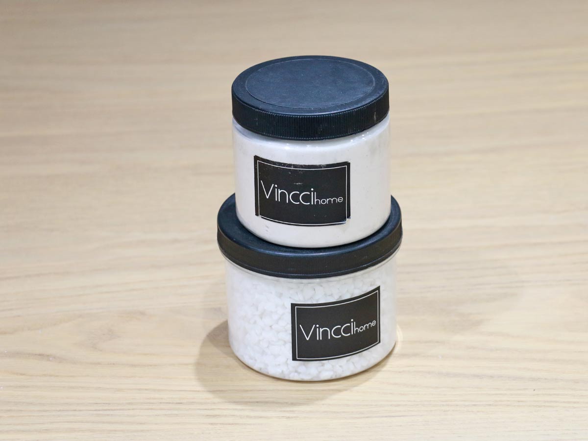 white gravel stones 1000g/jar