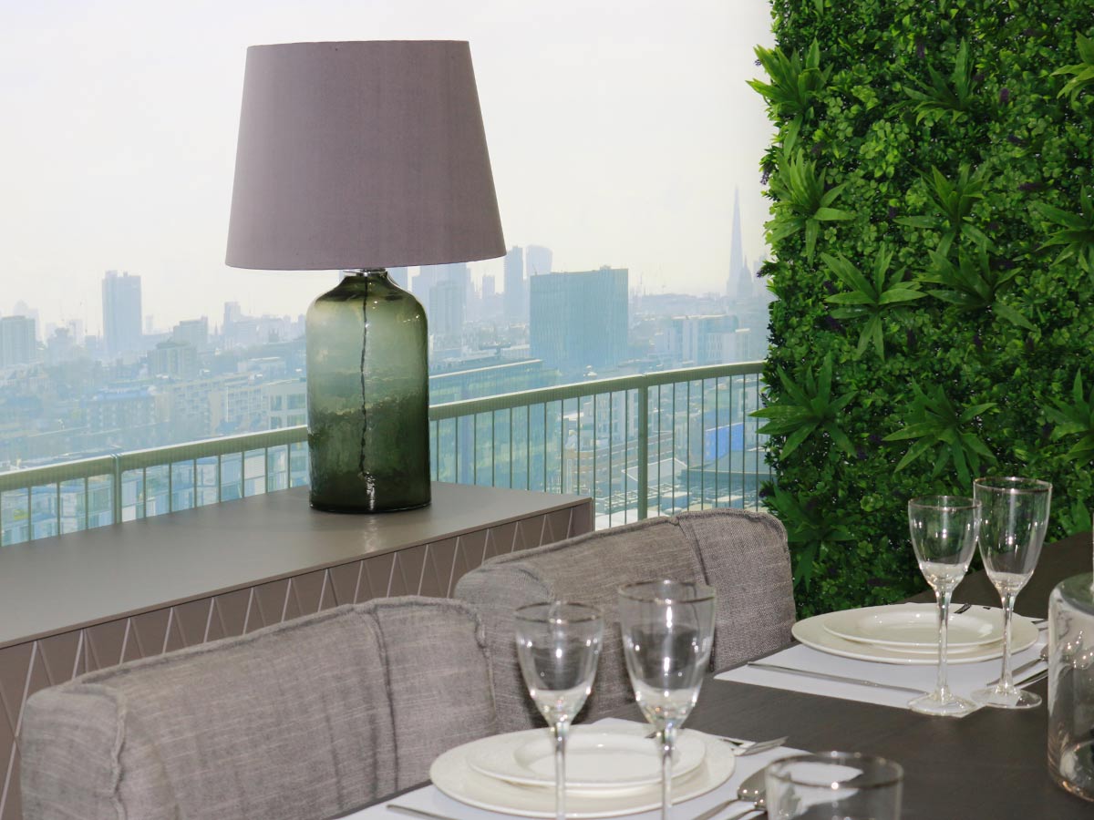 artificial flower panels 189003A 100x100cm