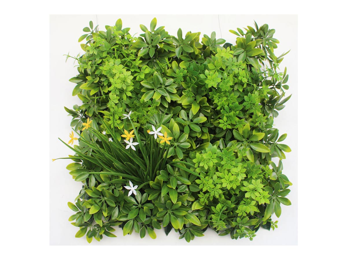 artificial flower panels 190003A 100x100cm