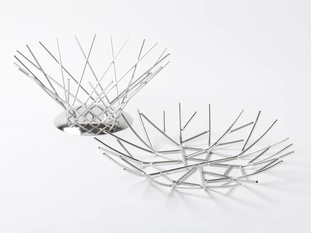 stainless steel low rise basket