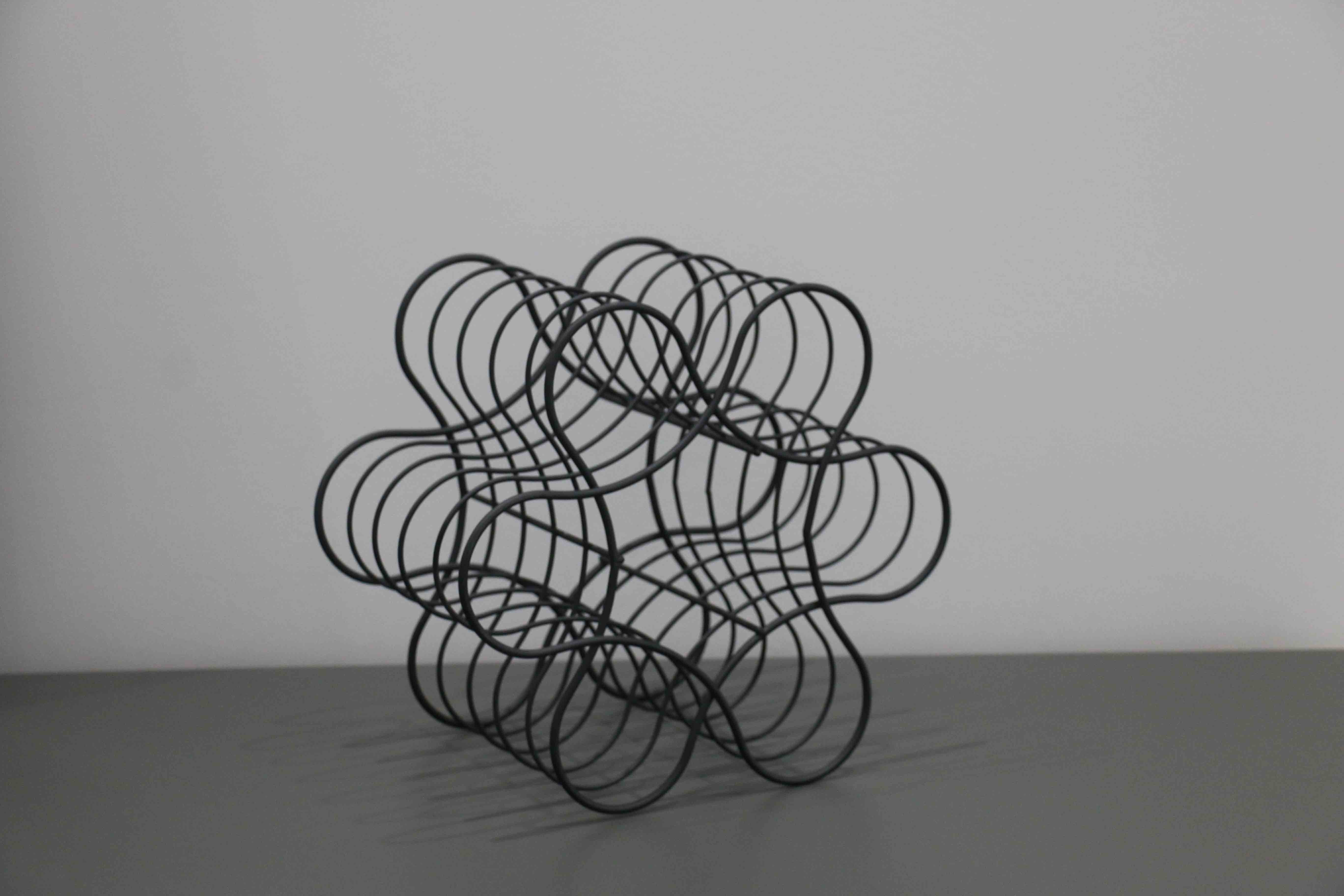 wine bottle rack in black iron