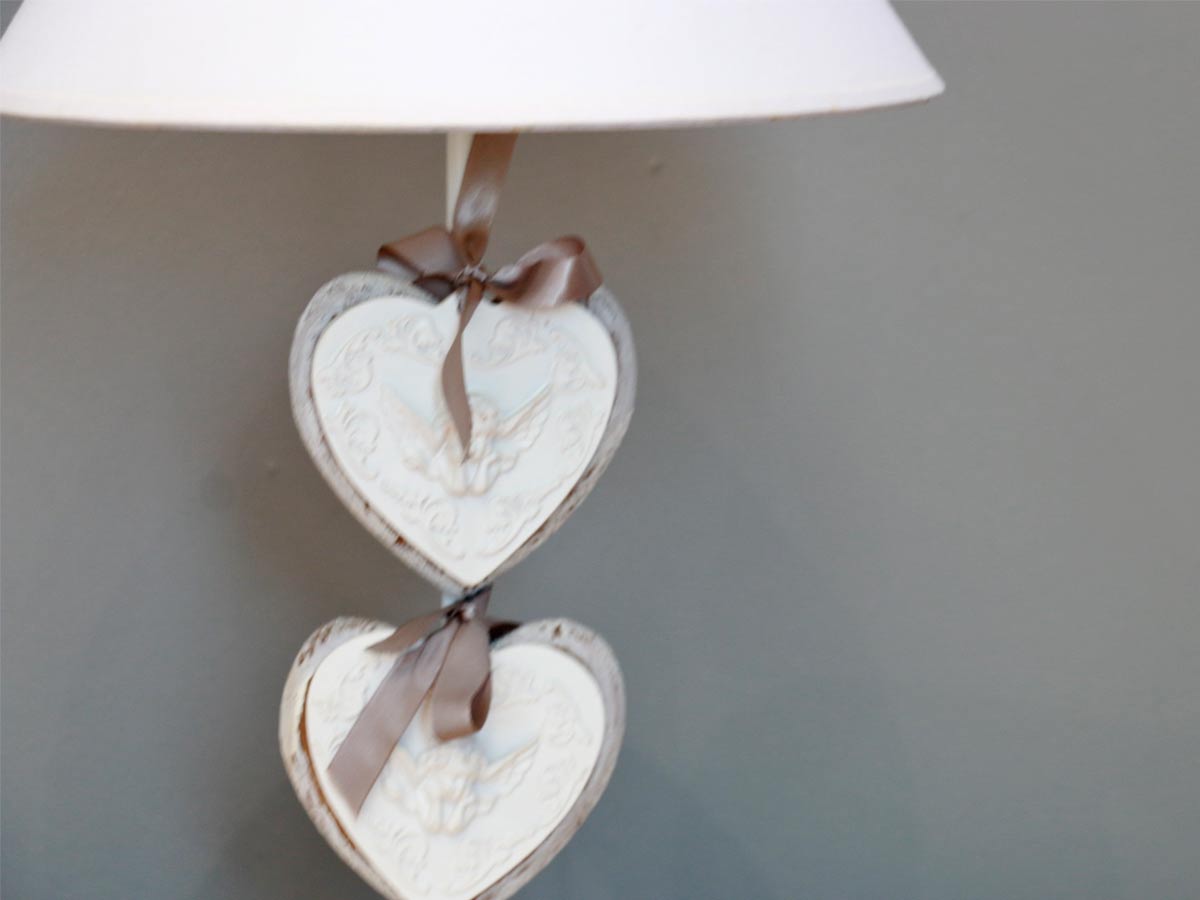 antique hearts lamp