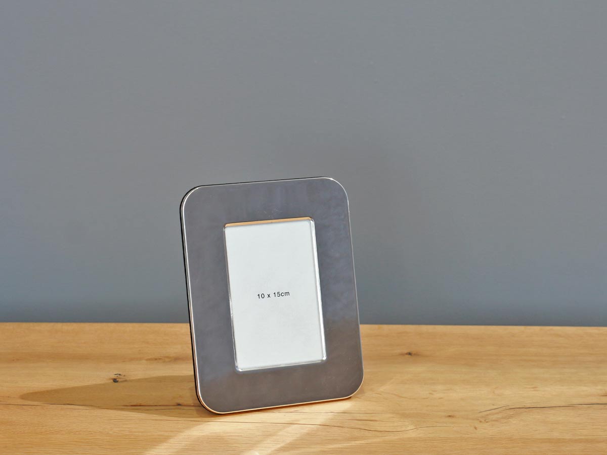 silver color photo frame