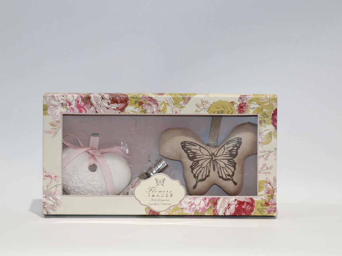 scented cushion and plaster with10ml diffuser rose collection