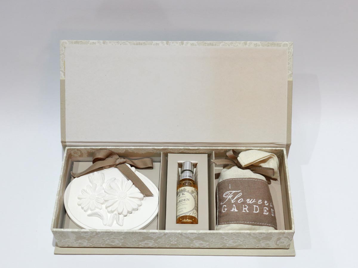 set of scented bag and plaster with refill bottle