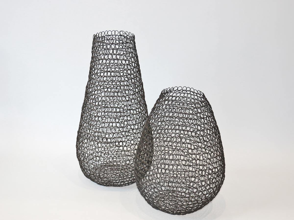 metal design long vase