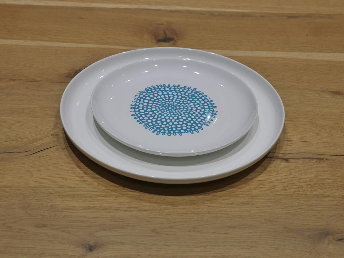 bubble decal plate 22cm