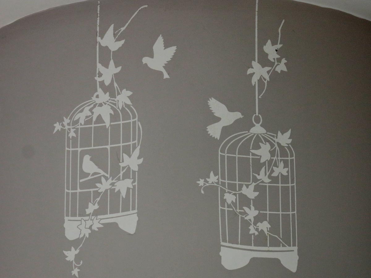 WALL PAPER 35CM*50CM- cage