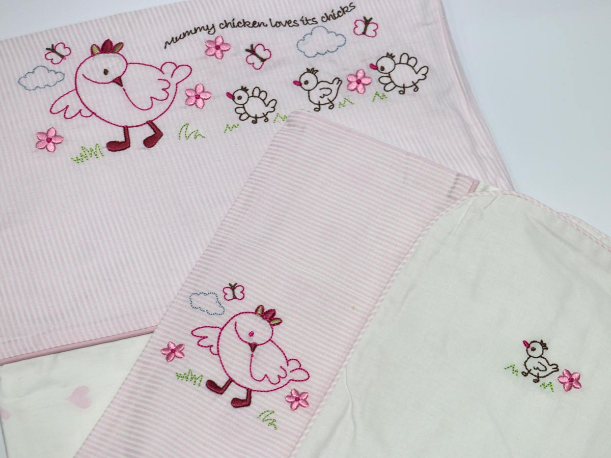 pique baby embroidery set pretty