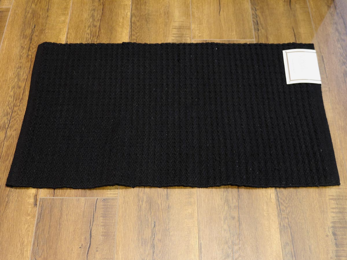 thin bath mat black 50x80cm