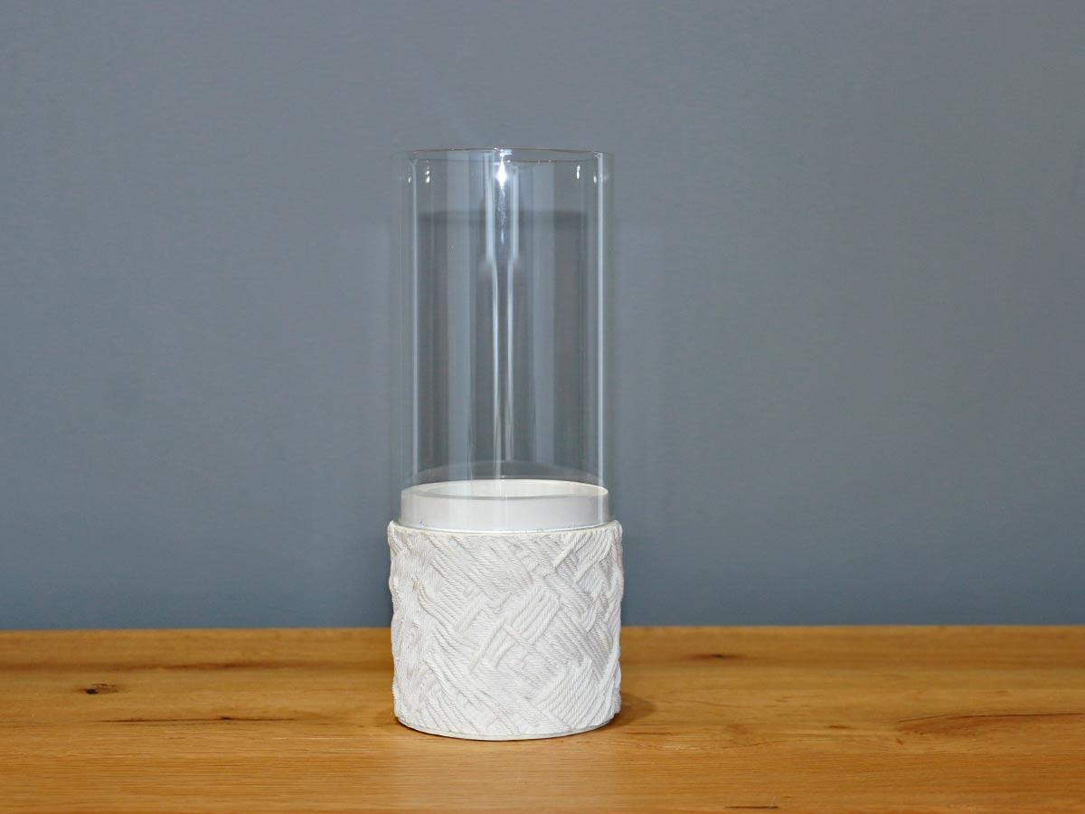 windproof ceramic base candle holder