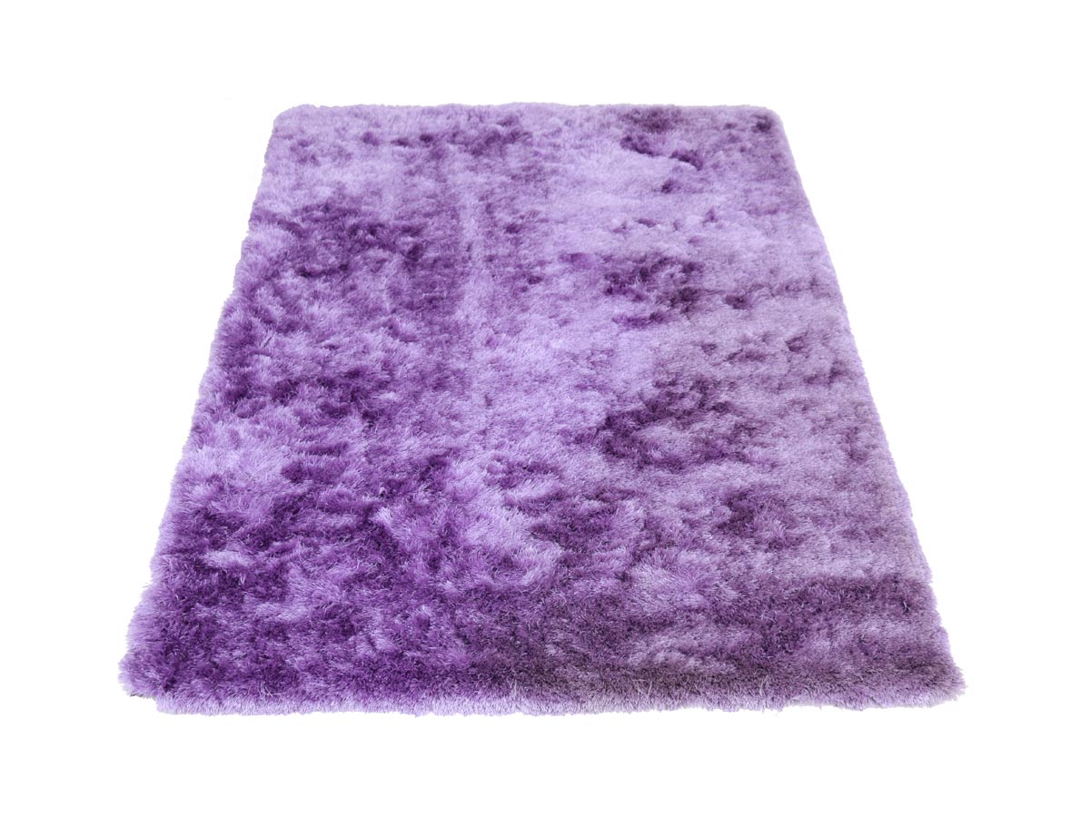 hand-tufted shaggy rug violet 160x230 cm