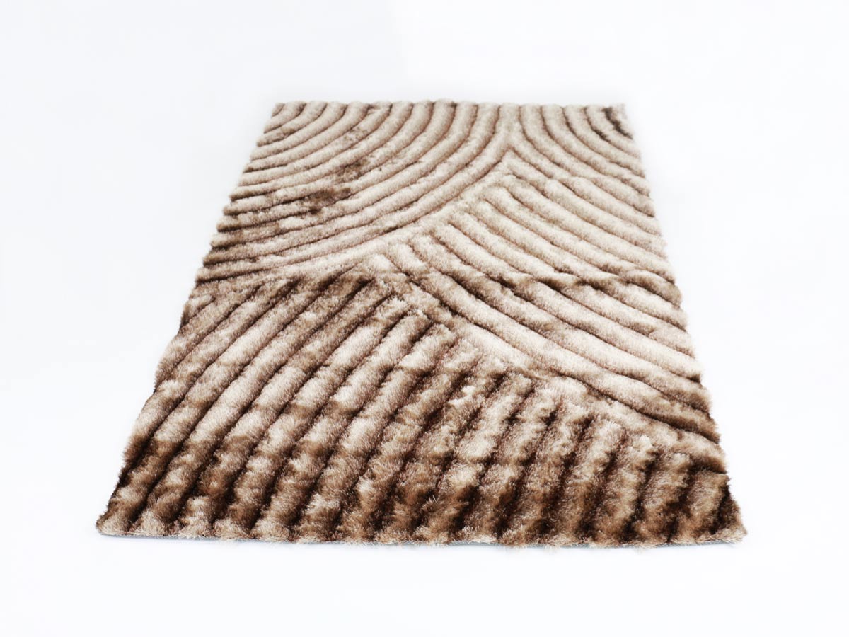 desert hand-tufted shaggy rug black 160x230 cm
