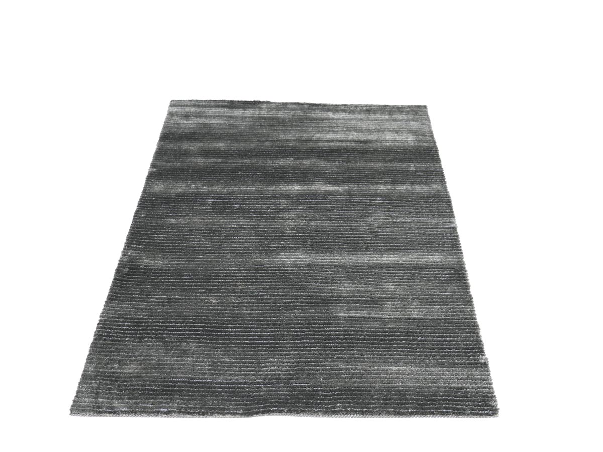 thick loop rug in dark grey 120x180 cm
