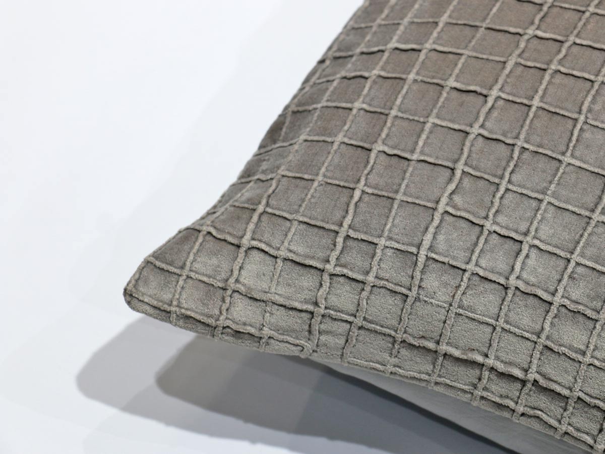grey cushion cover velvet 60x60 cm