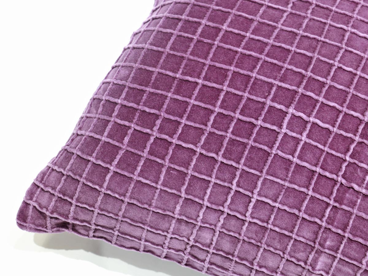 purple cushion cover velvet 60x60 cm