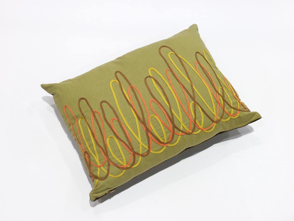 orange design cushion 35x45 cm