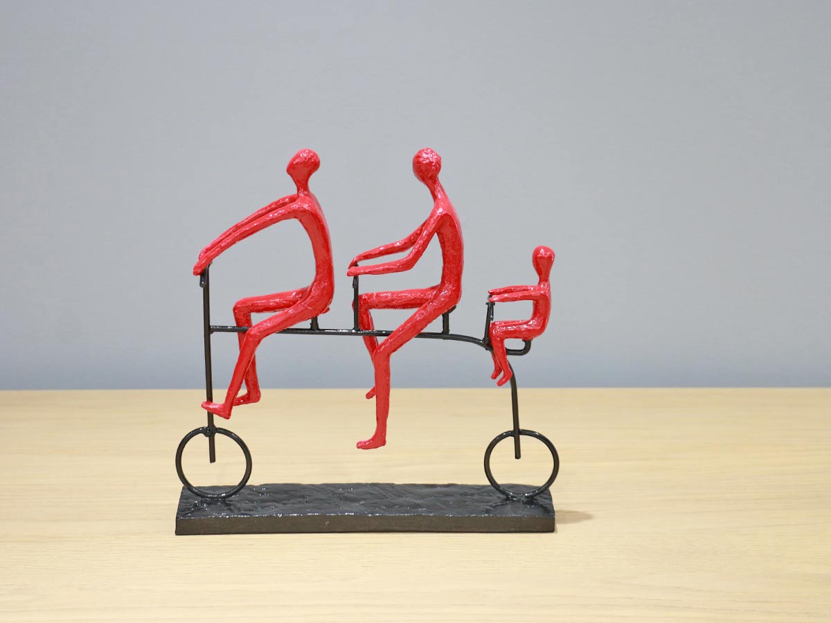 cycling decorative sculpture