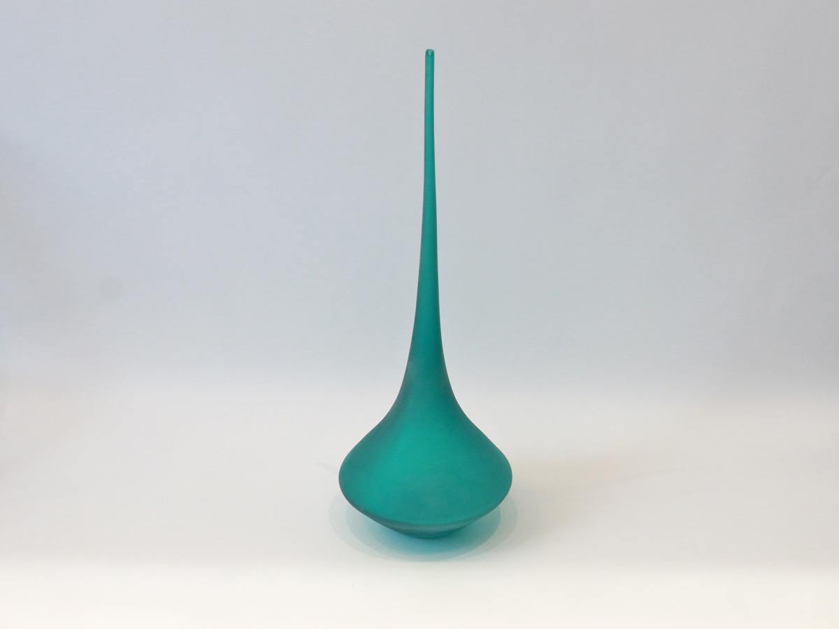 turquoise belly vase 49cm