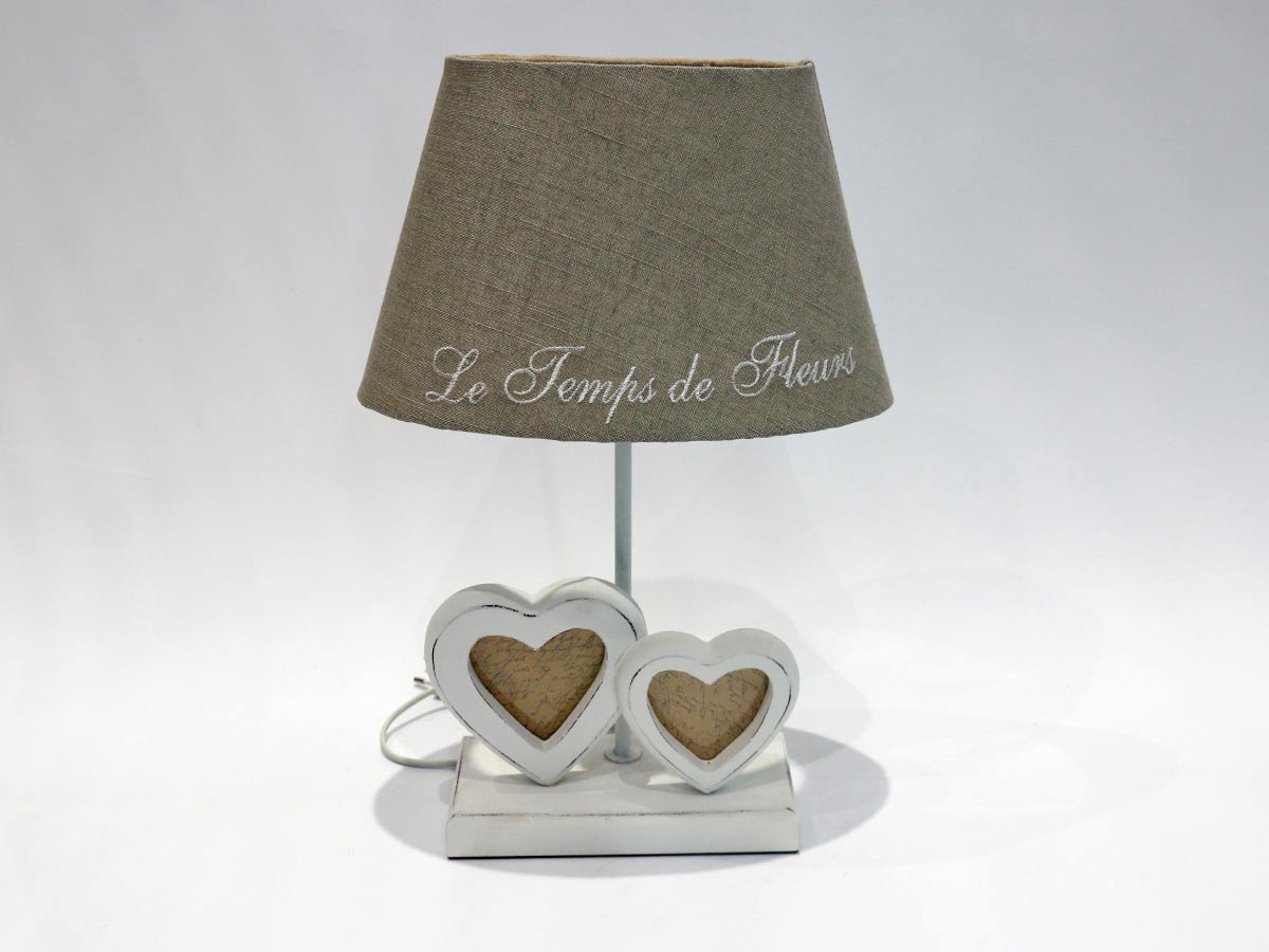 antique frame hearts lamp