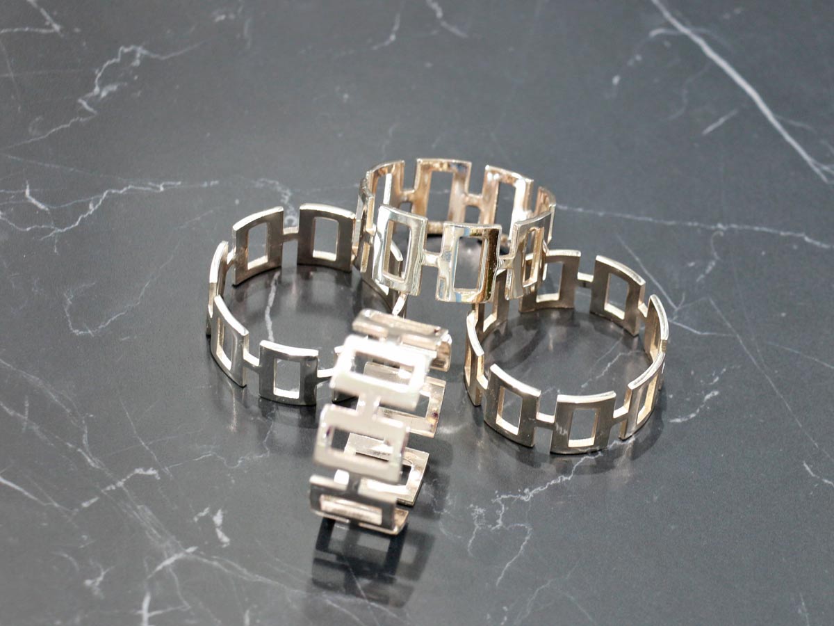 chain napkin ring (set of 4)