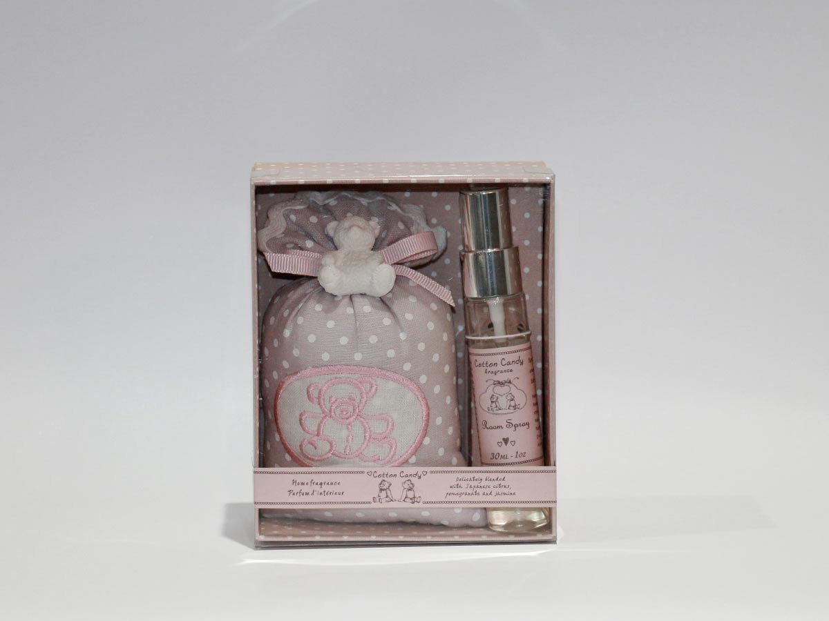 cotton candy scented teady bear bag 30ml