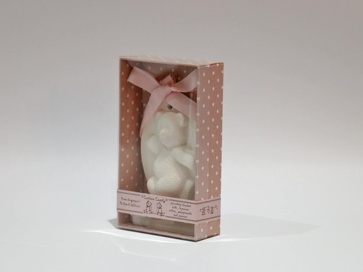 cotton candy scented plaster teddy bear
