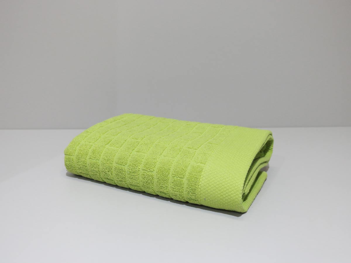 textured towel pistachio 50x100cm