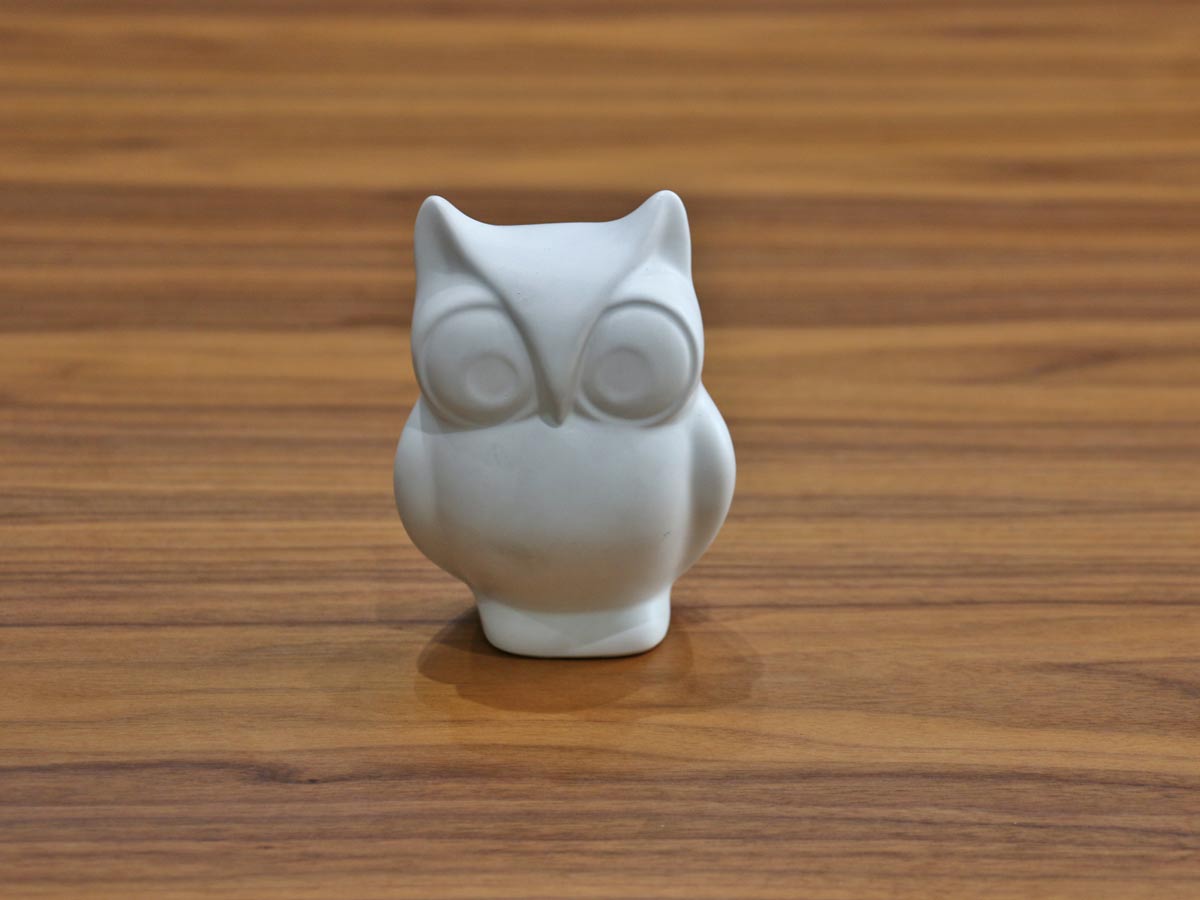 owl design ceramic decorative item