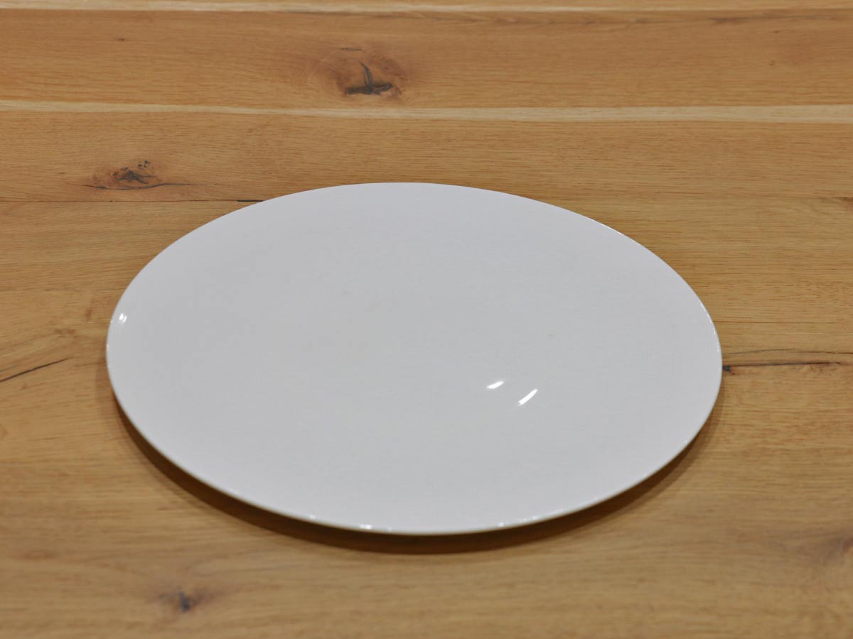 spiral flat dinner plate